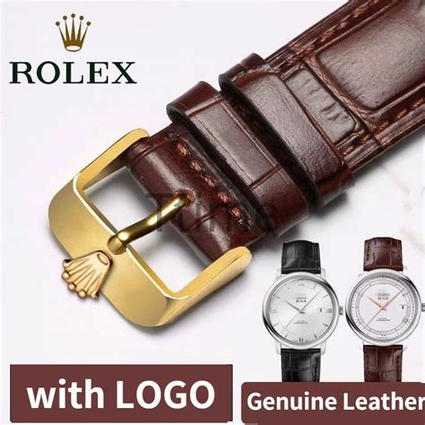 leather bracelet for rolex|authentic Rolex leather watch bands.